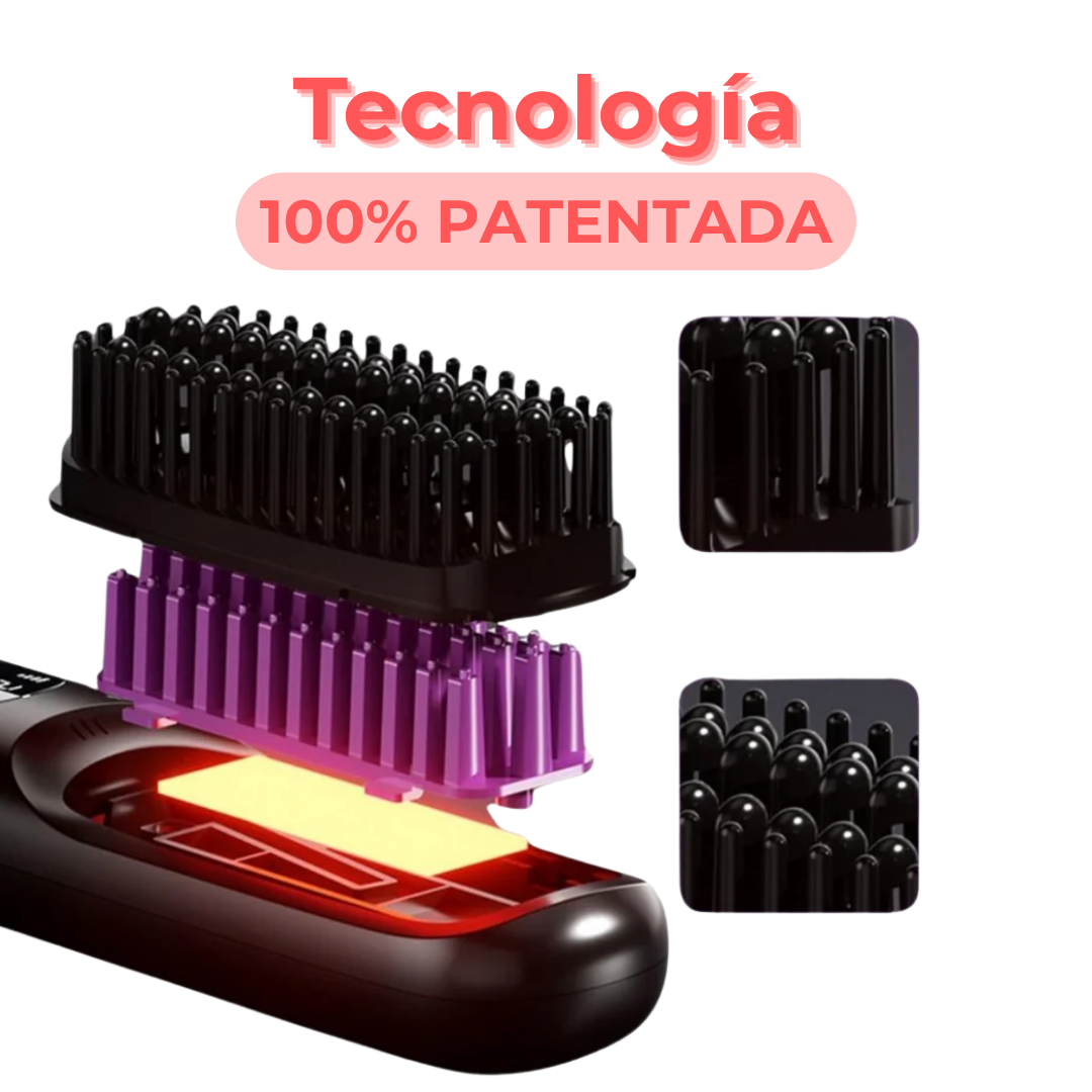 Cepillo Alisador Inalámbrico GlamBrush™ PRO